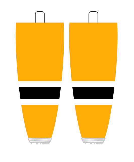 Boston Bruins Black and Yellow hockey socks