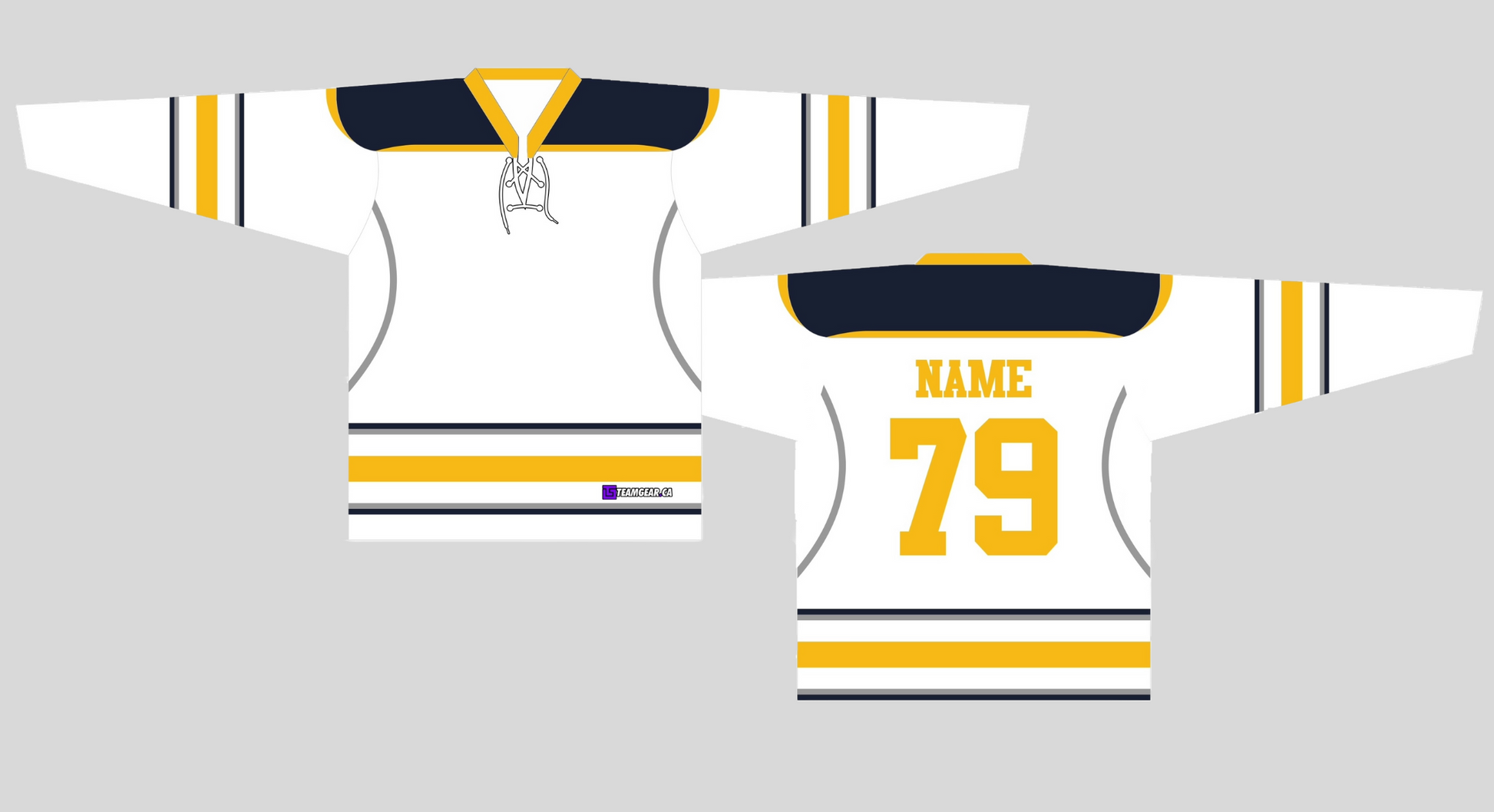 NHL Inspired Hockey Jersey: Buffalo Sabres White