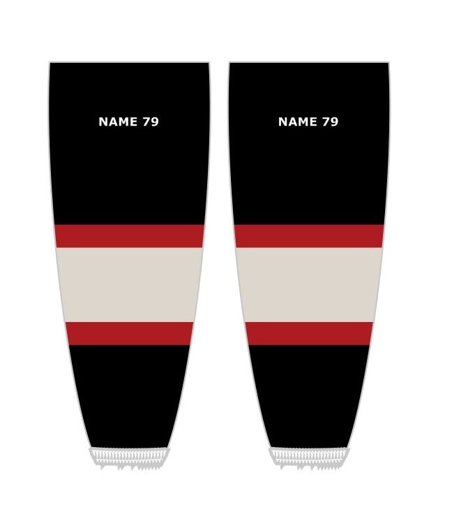 NHL Inspired Hockey Socks: Chicago Blackhawks Winter Classic