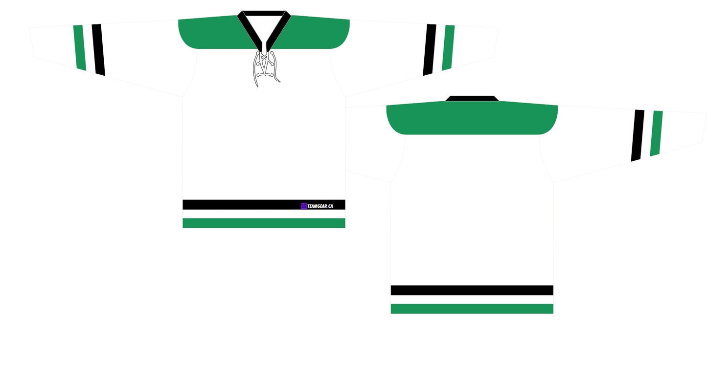 NHL Inspired Hockey Jersey: Dallas Stars White