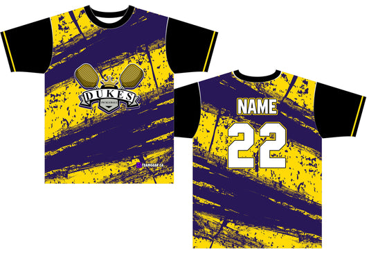 yellow Dukes pickleball jerseys