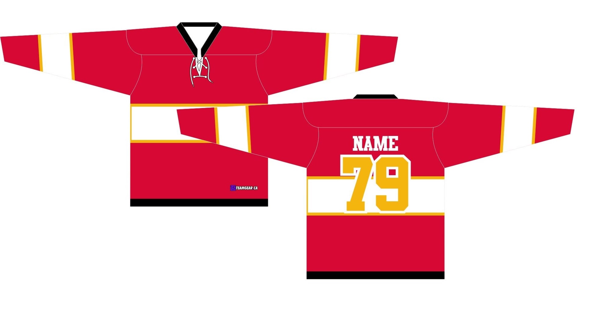 NHL Inspired Hockey Jersey: Florida Panthers Red