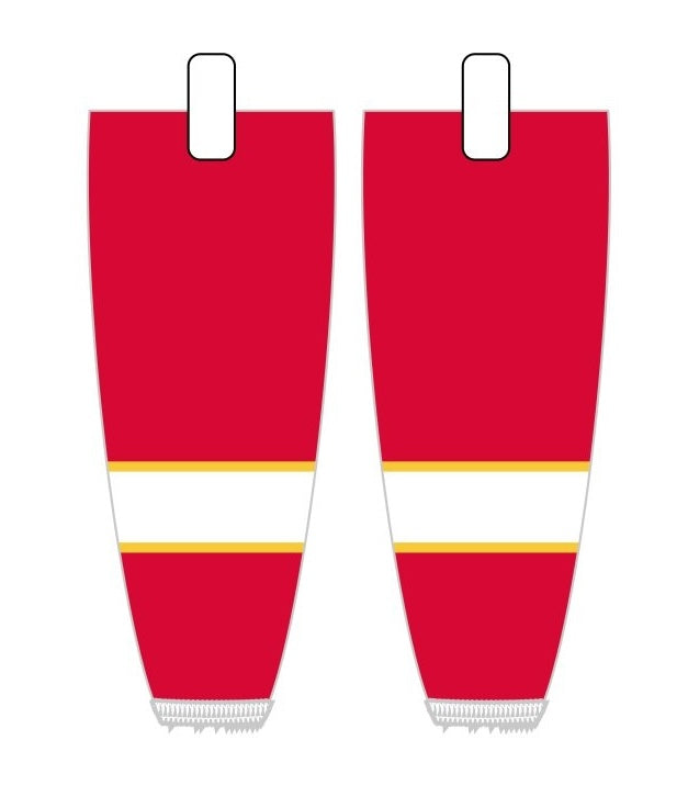 NHL Inspired Hockey Socks: Florida Panthers Red