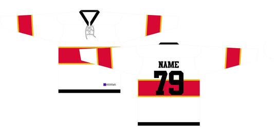 NHL Inspired Hockey Jersey: Florida Panthers White