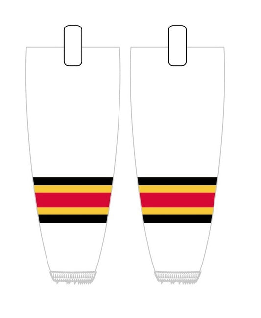 NHL Inspired Hockey Socks: Florida Panthers White 2007-2011