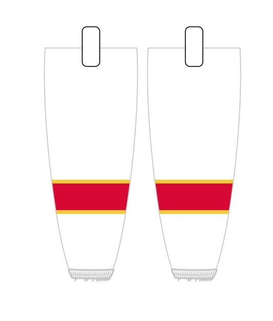 NHL Inspired Hockey Socks: Florida Panthers White