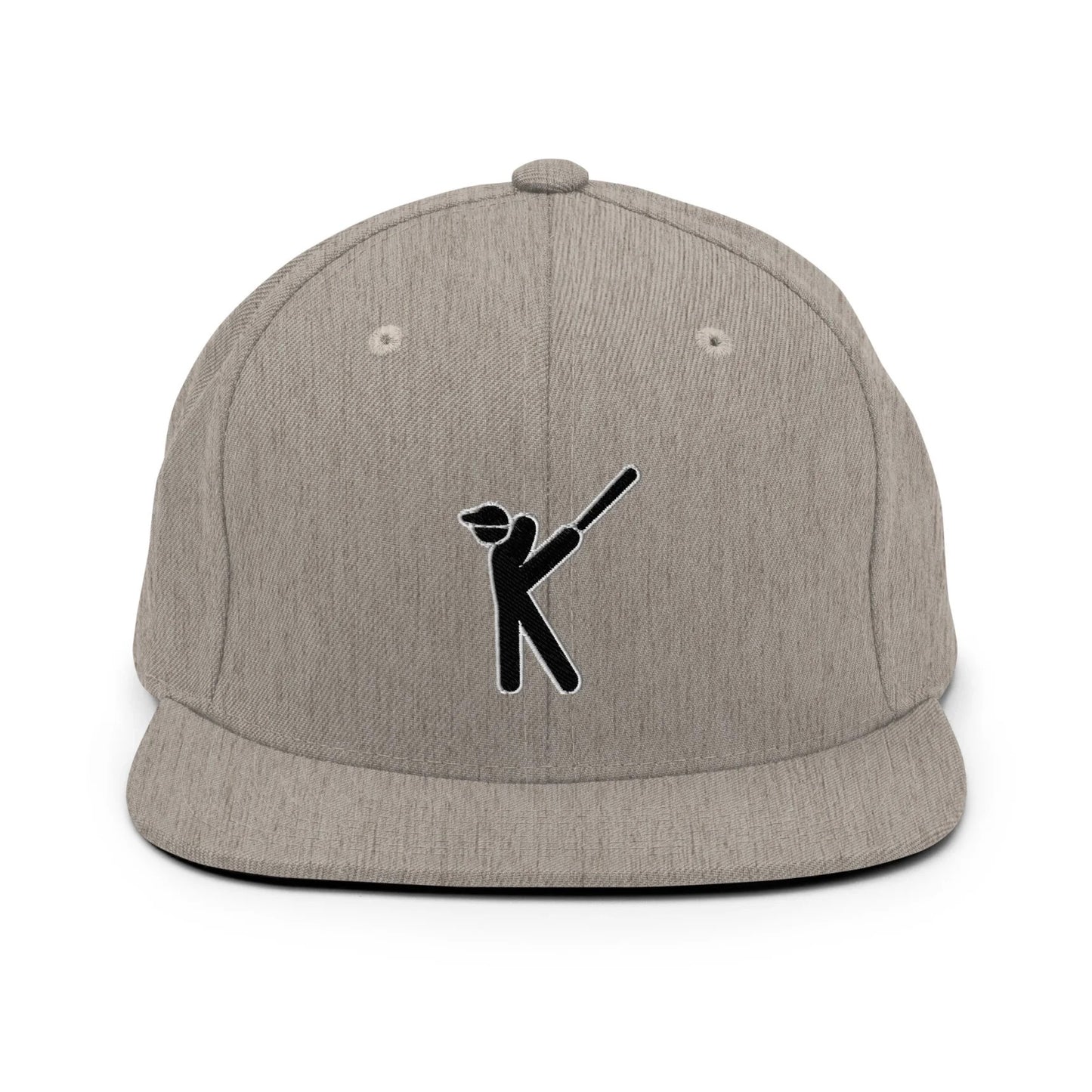 Kasabe ShowZone snapback hat in heather grey