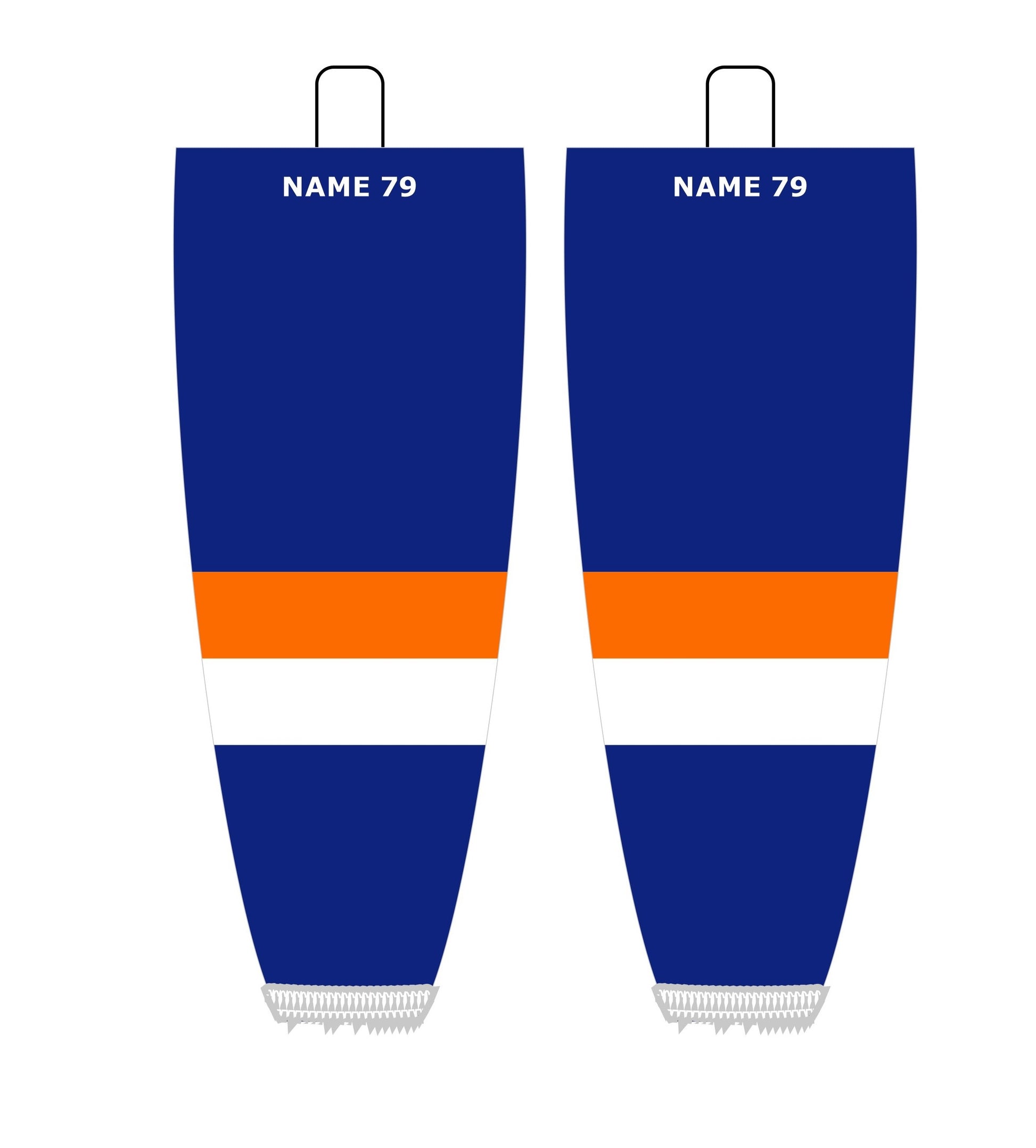 NHL Inspired Hockey Socks: New York Islanders 3rd Alternate