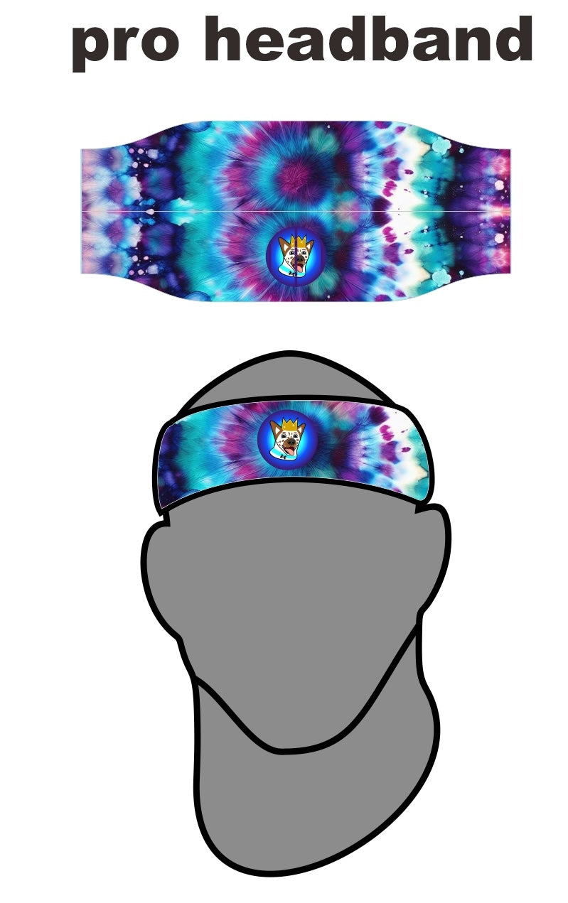 NutzyPoo Tie-Dye Pro series Headband