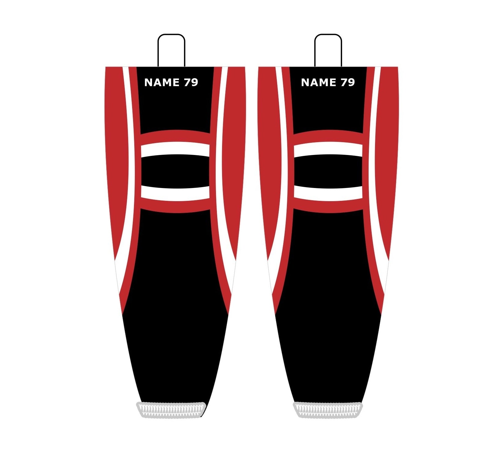 NHL Inspired Hockey Socks: Ottawa Senators 3rd Alternate 2008-2011