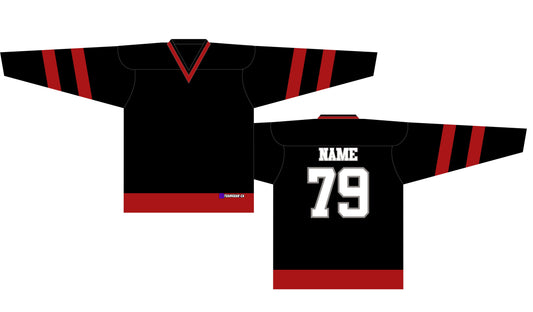 NHL Inspired Hockey Jersey: Ottawa Senators Black