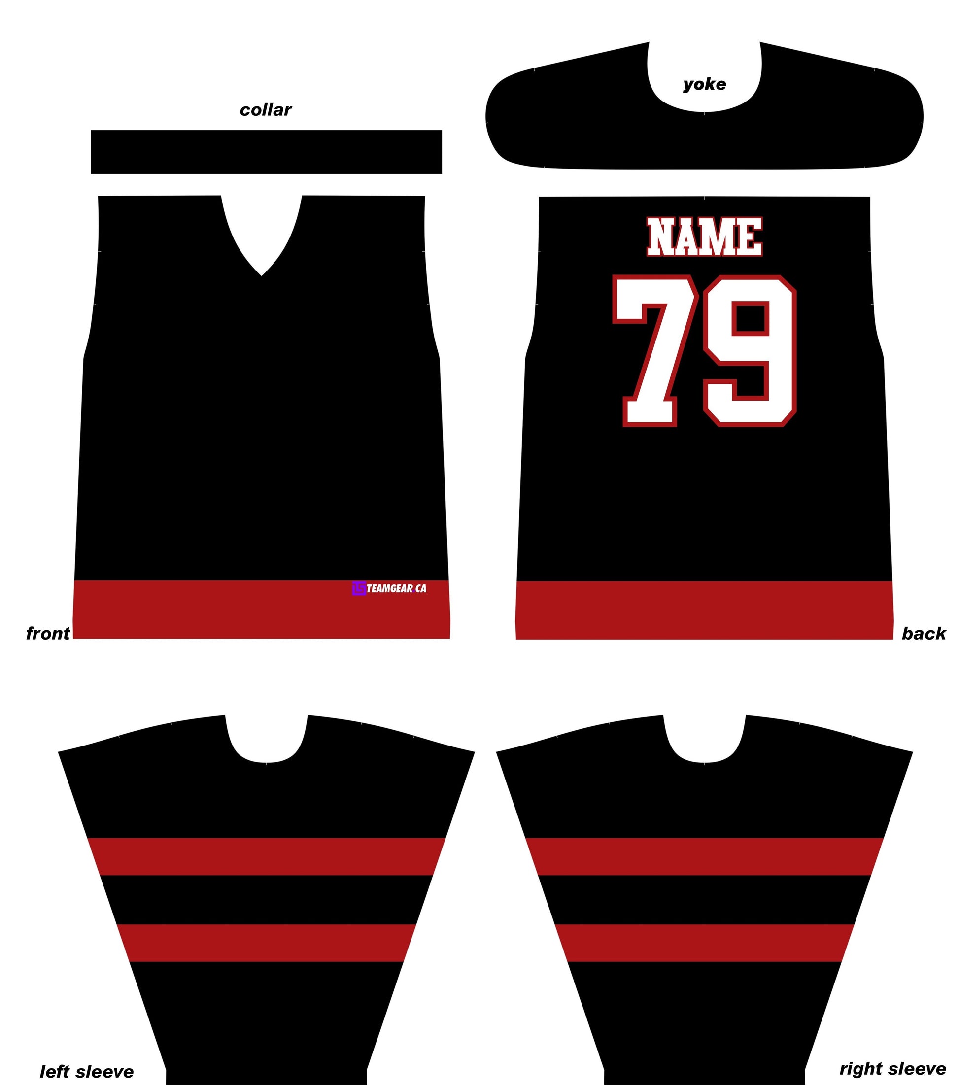 Ottawa Senators Black hockey jerseys