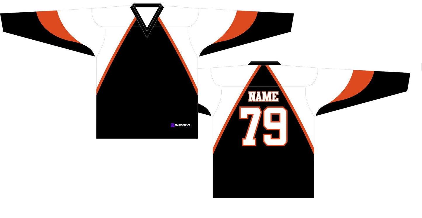 NHL Inspired Hockey Jersey: Philadelphia Flyers Black 2007-2010