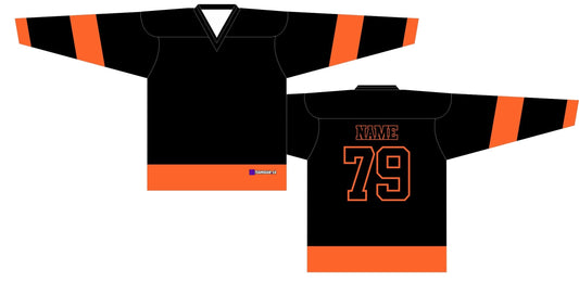 NHL Inspired Hockey Jersey: Philadelphia Flyers Black Stadium Series