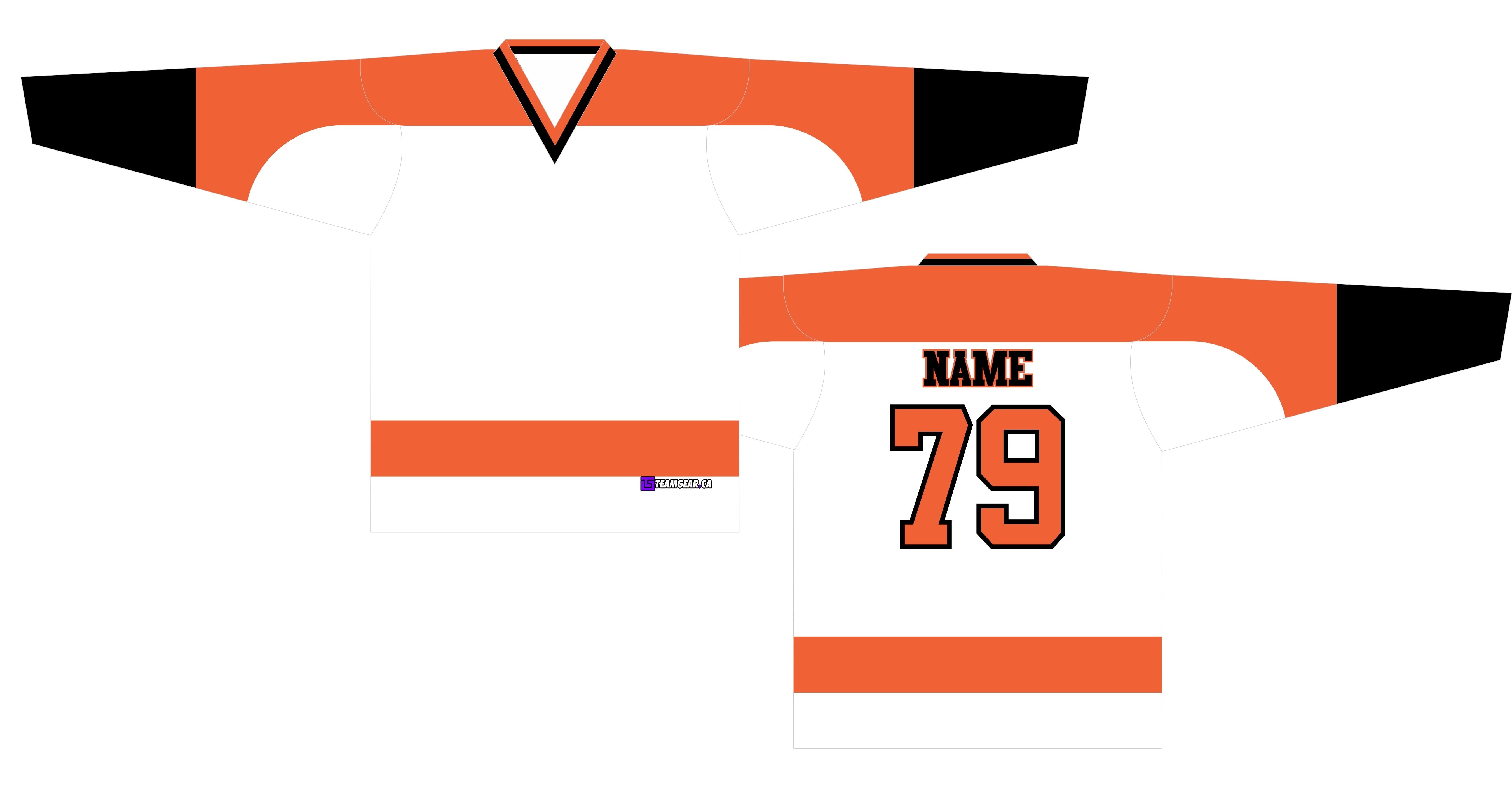 NHL Inspired Hockey Jersey Philadelphia Flyers White Team Gear Canada Custom Jerseys More