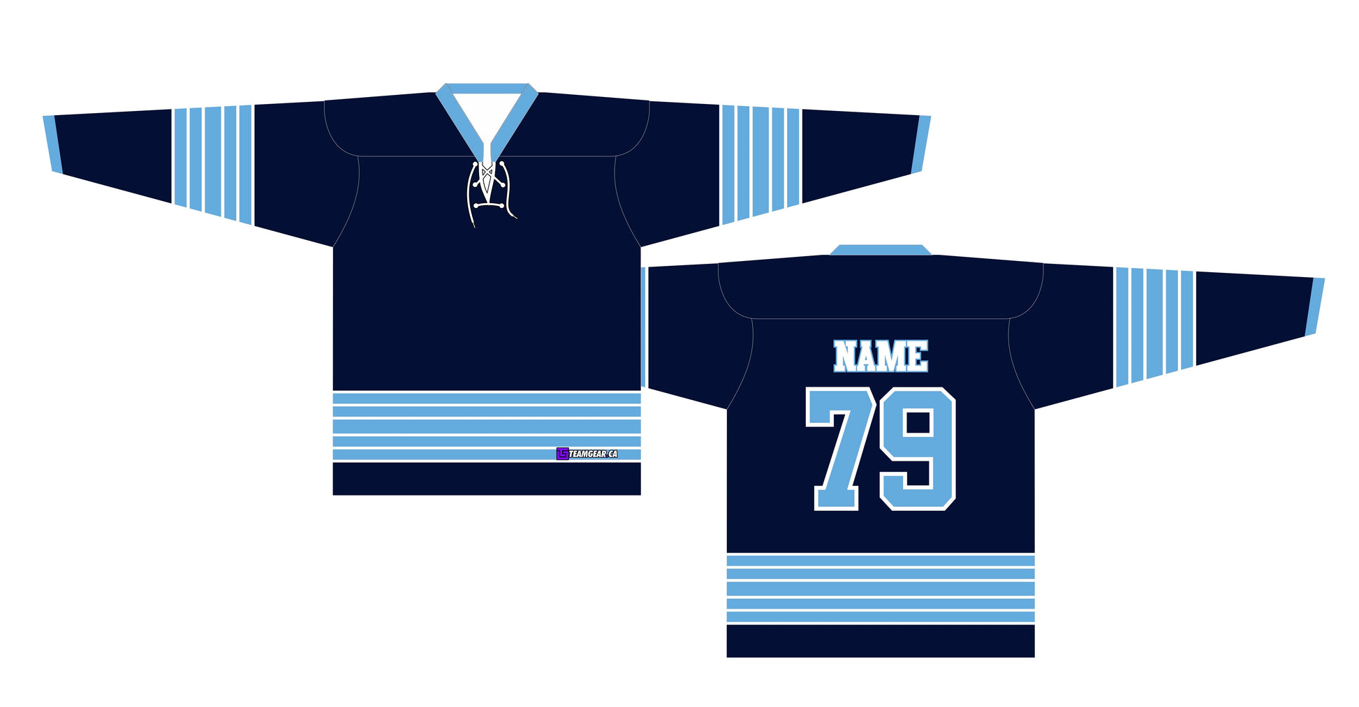 NHL Inspired Hockey Jersey: Pittsburgh Penguins Navy 3rd Alternate