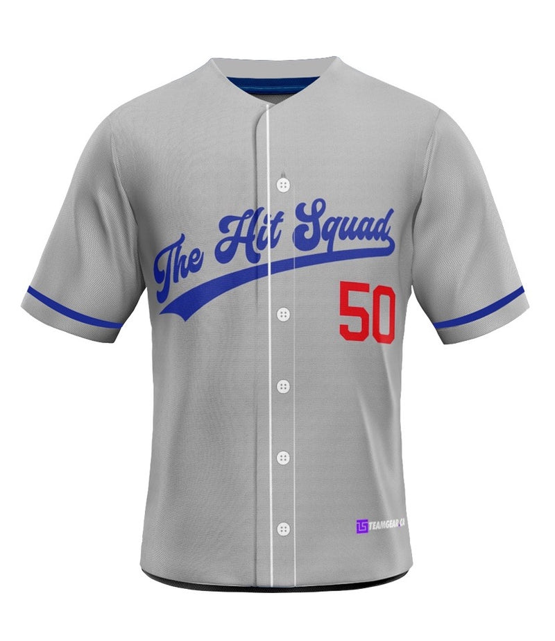 Custom Hit Squad baseball jerseys by TeamGear.ca