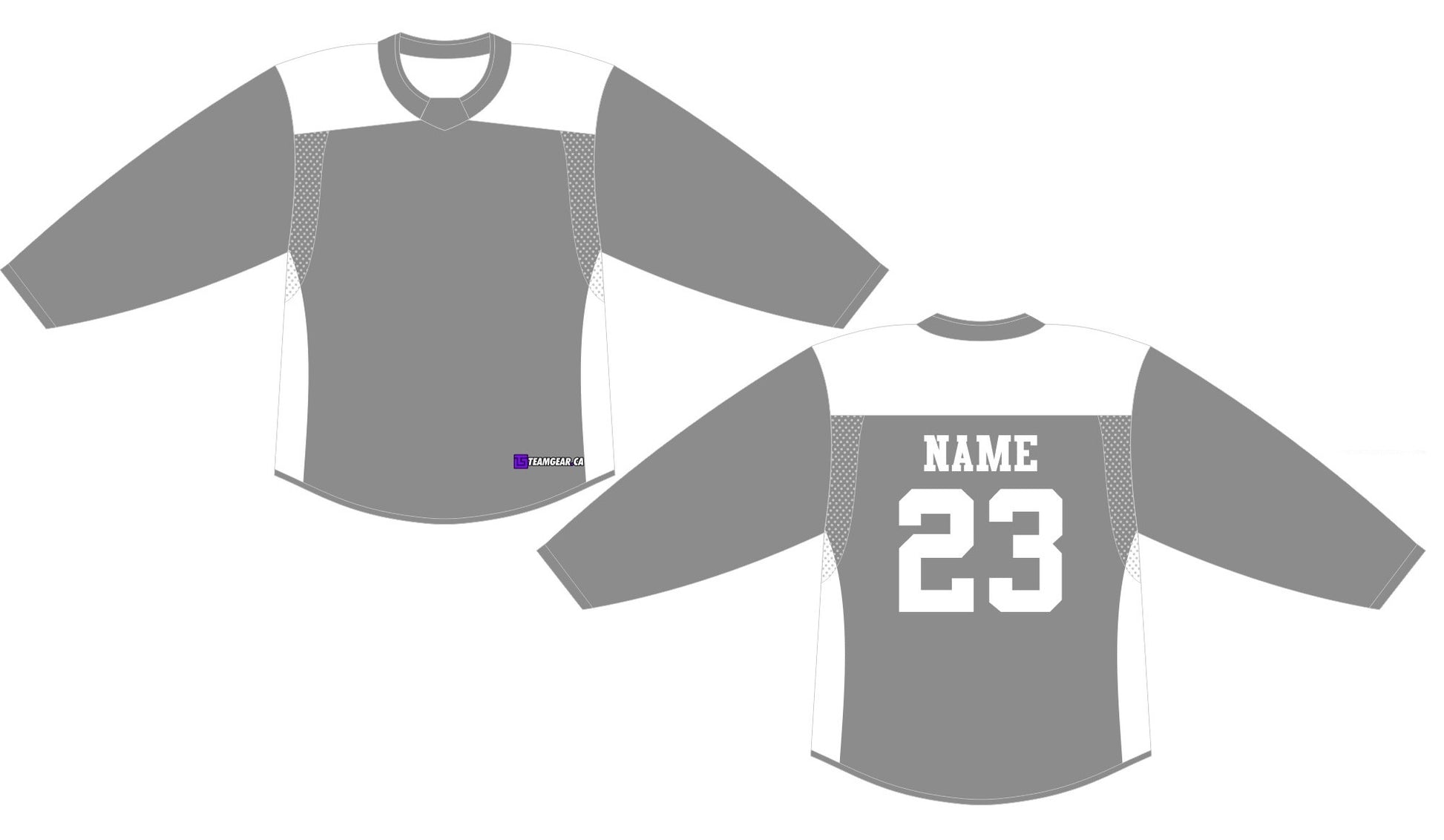 Hockey Practice Jersey Grey