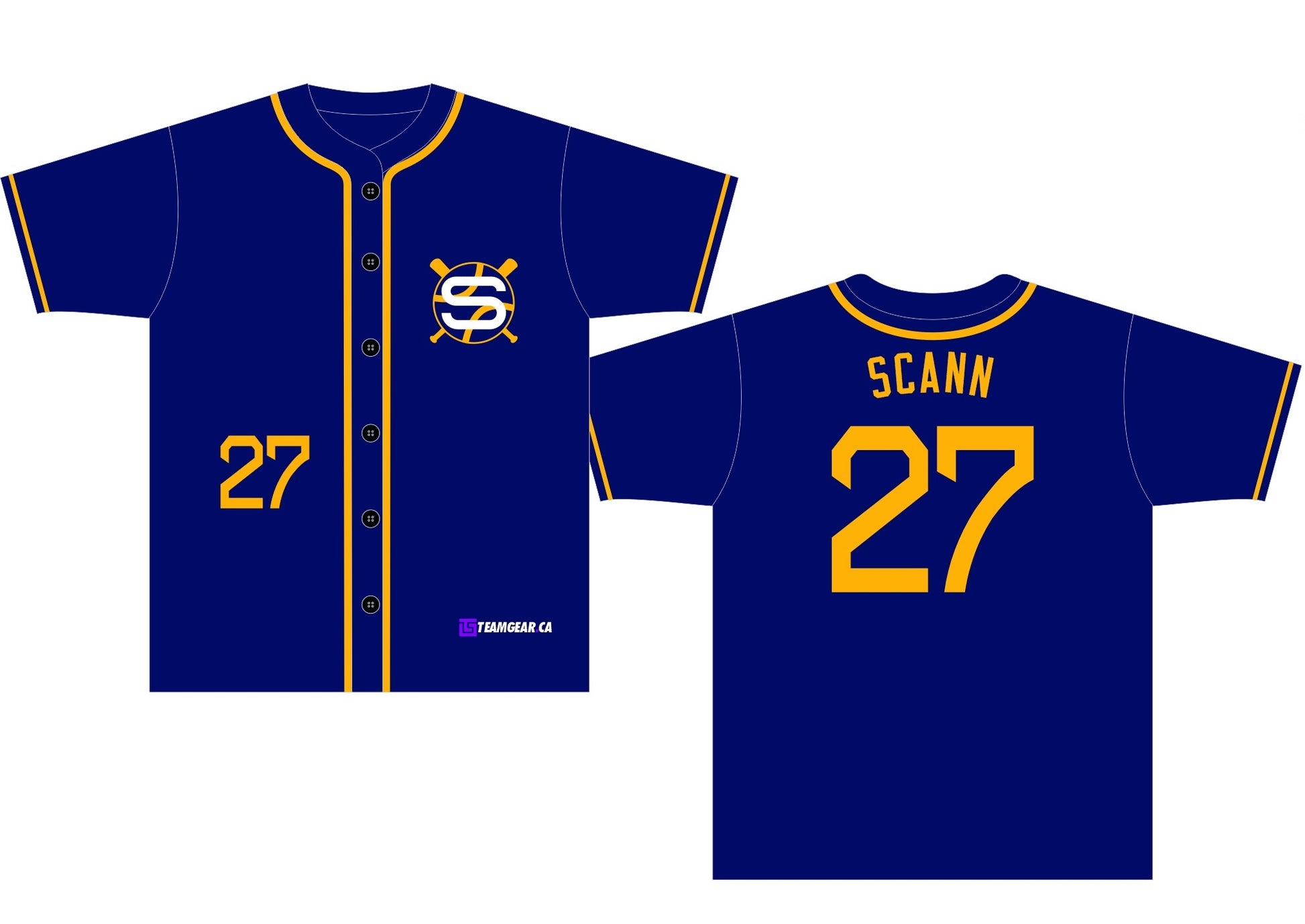 ShowZone creator custom jersey for Scann made by TeamGear Canada
