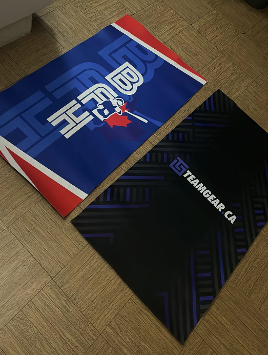 design your own full sublimation custom yoga mat with teamgear canada