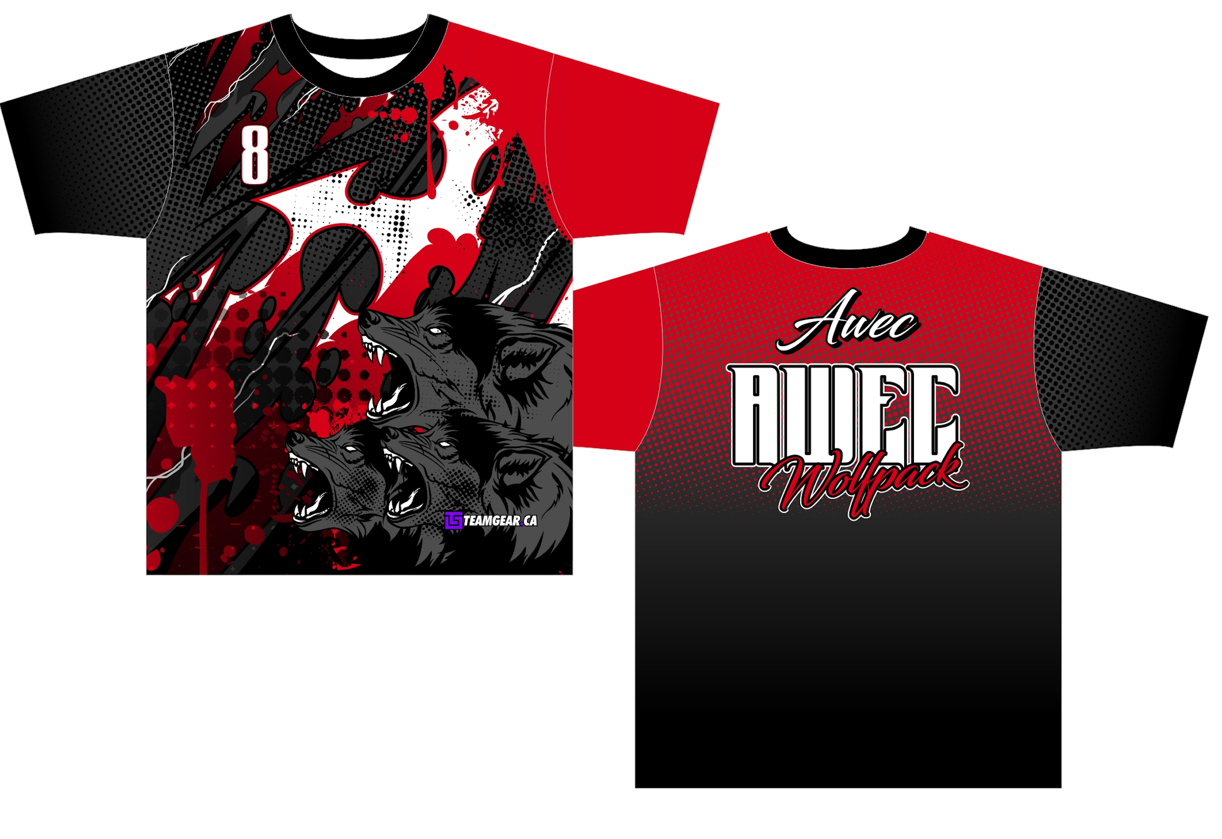 Custom Volleyball Jerseys TeamGear.ca Full Sublimation