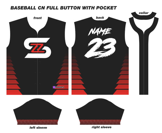 ShowZone Full-Button Jersey proofs for sizing