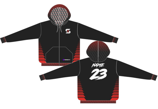 ShowZone Fully Sublimated Hoodie with cuffs and waistband
