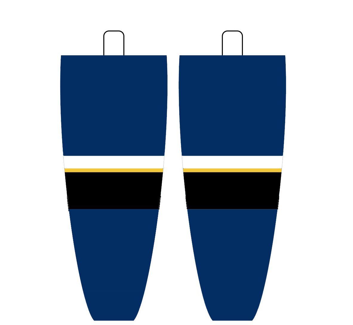 NHL Inspired Hockey Socks: St. Louis Blues Royal Blue 2007-2014