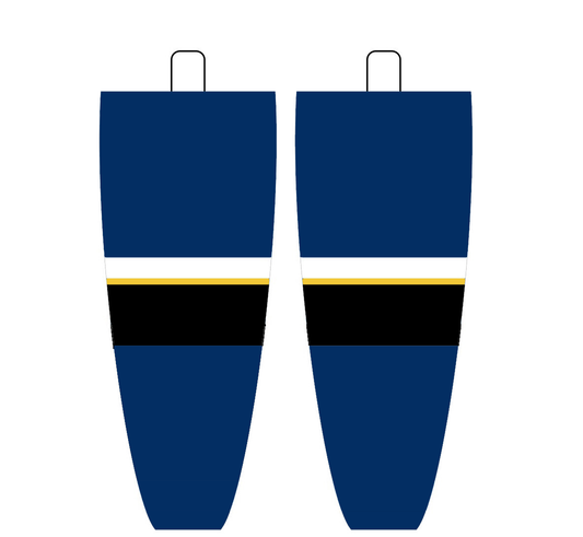 NHL Inspired Hockey Socks: St. Louis Blues Royal Blue 2007-2014