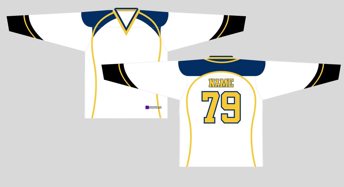 NHL Inspired Hockey Jersey: St. Louis Blues White 2007-2014