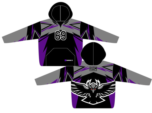 Ravens Black Ultimate Frisbee Hoodie