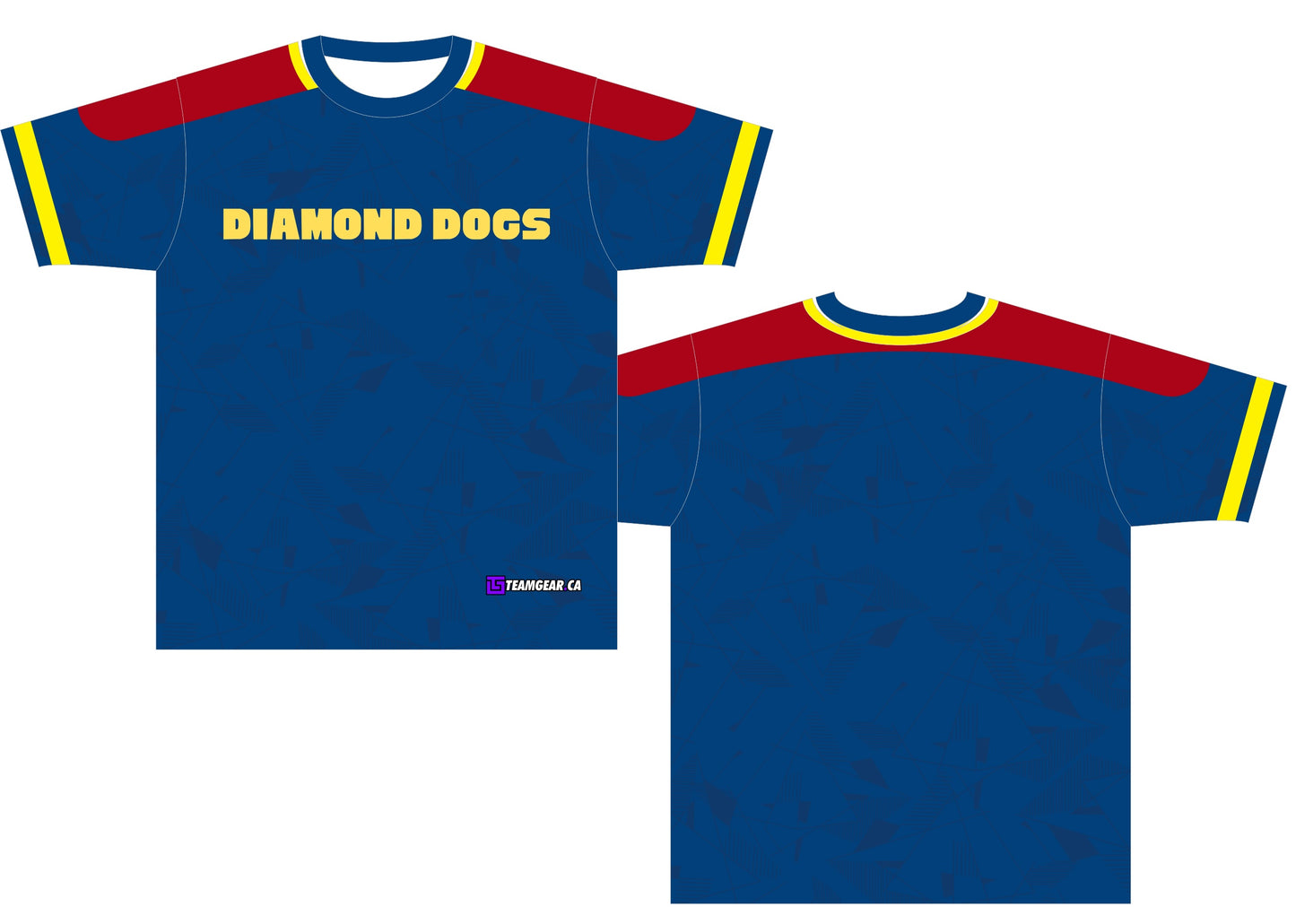 Diamond Dogs Blue softball Jersey