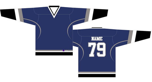 NHL Inspired Hockey Jersey: Tampa Bay Lightning Black