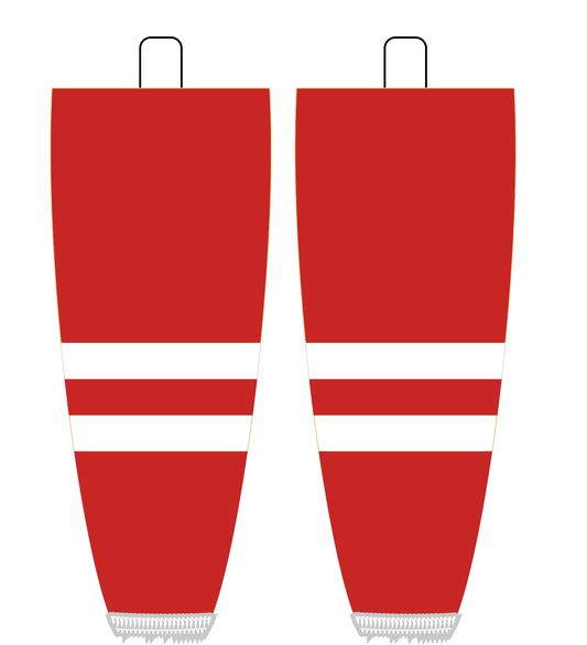 NHL Inspired Hockey Socks: Team Canada Red