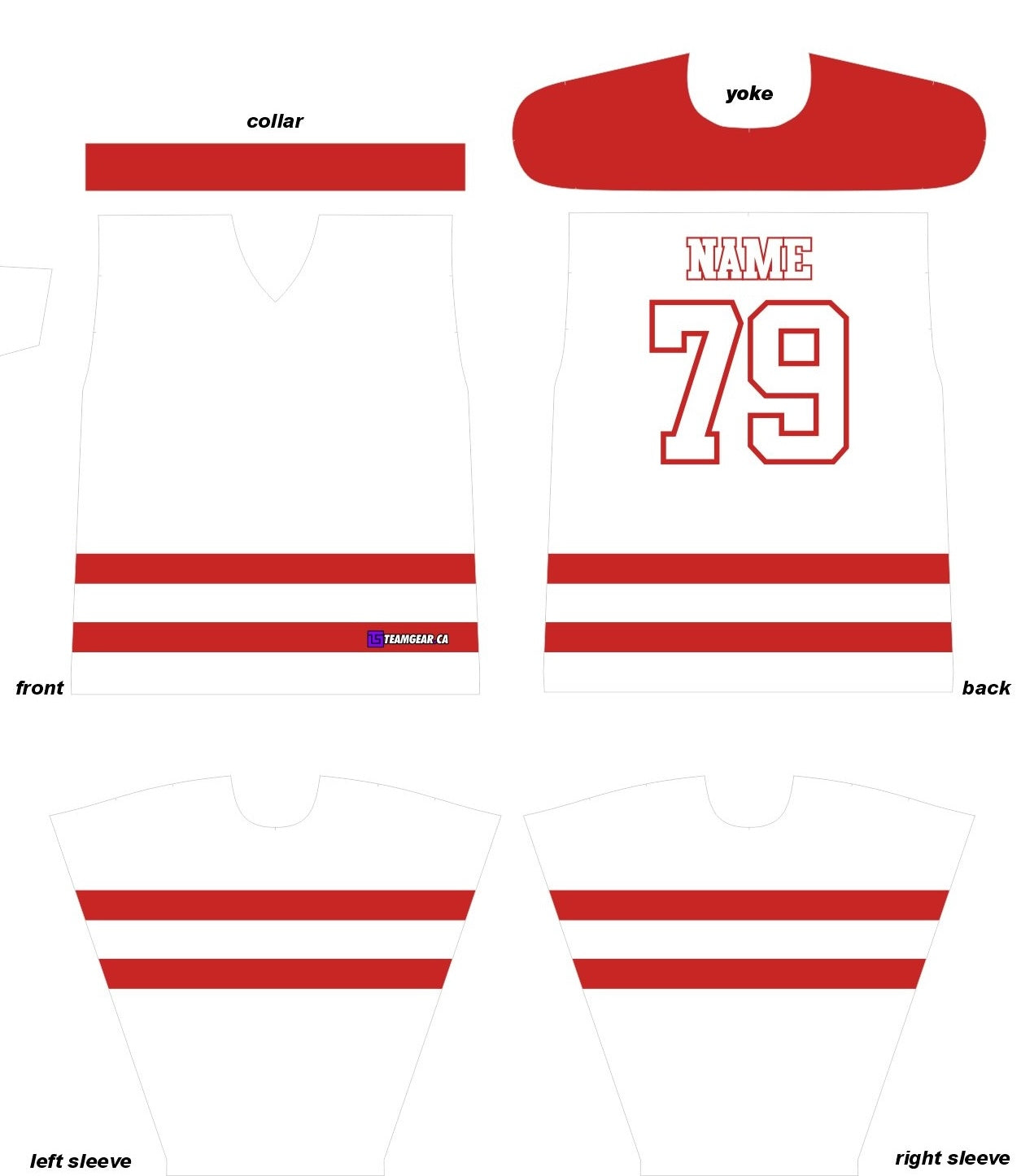 Team Canada White jersey