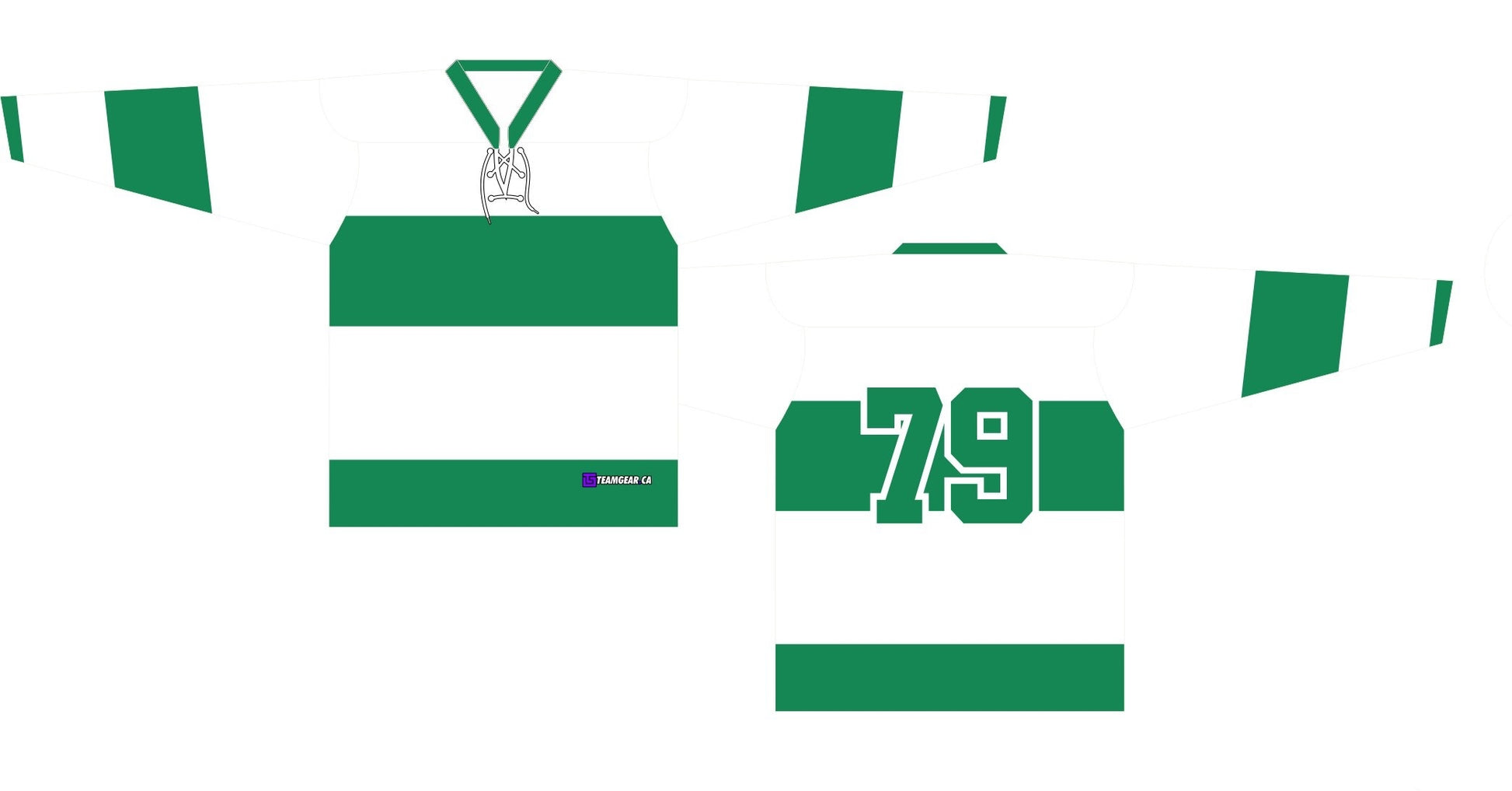 NHL Inspired Hockey Jersey: Toronto Maple Leafs St. Patricks Day