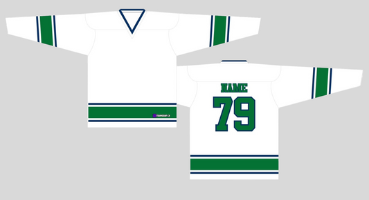 NHL Inspired Hockey Jersey: Vancouver Canucks White