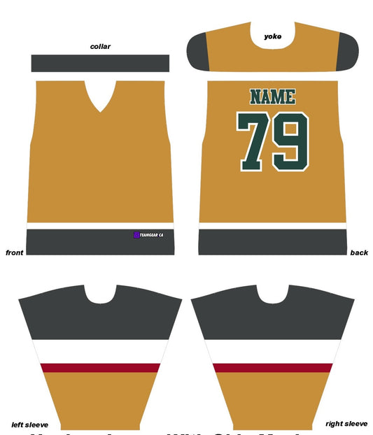 Vegas Golden Knights Gold jersey