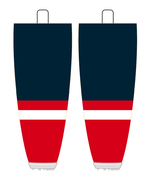 NHL Inspired Hockey Socks: Washington Capitals Red