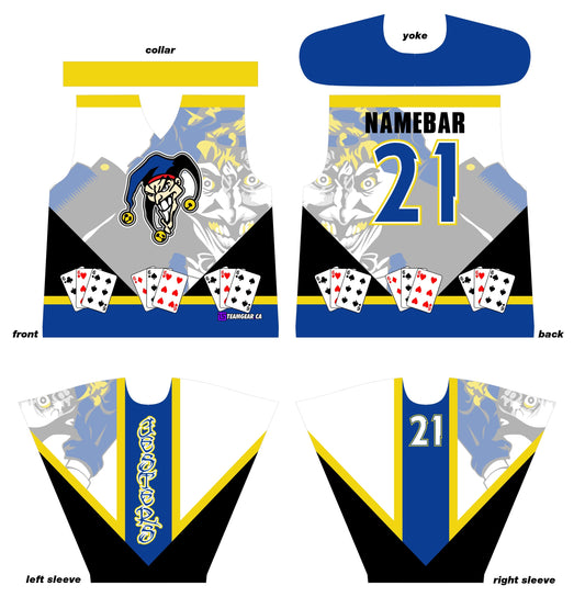 Jesters Hockey Jersey with custom design