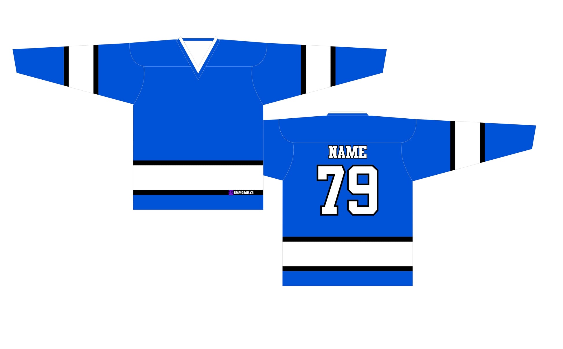 NHL Inspired Hockey Jersey: Winnipeg Jets Alternate Blue