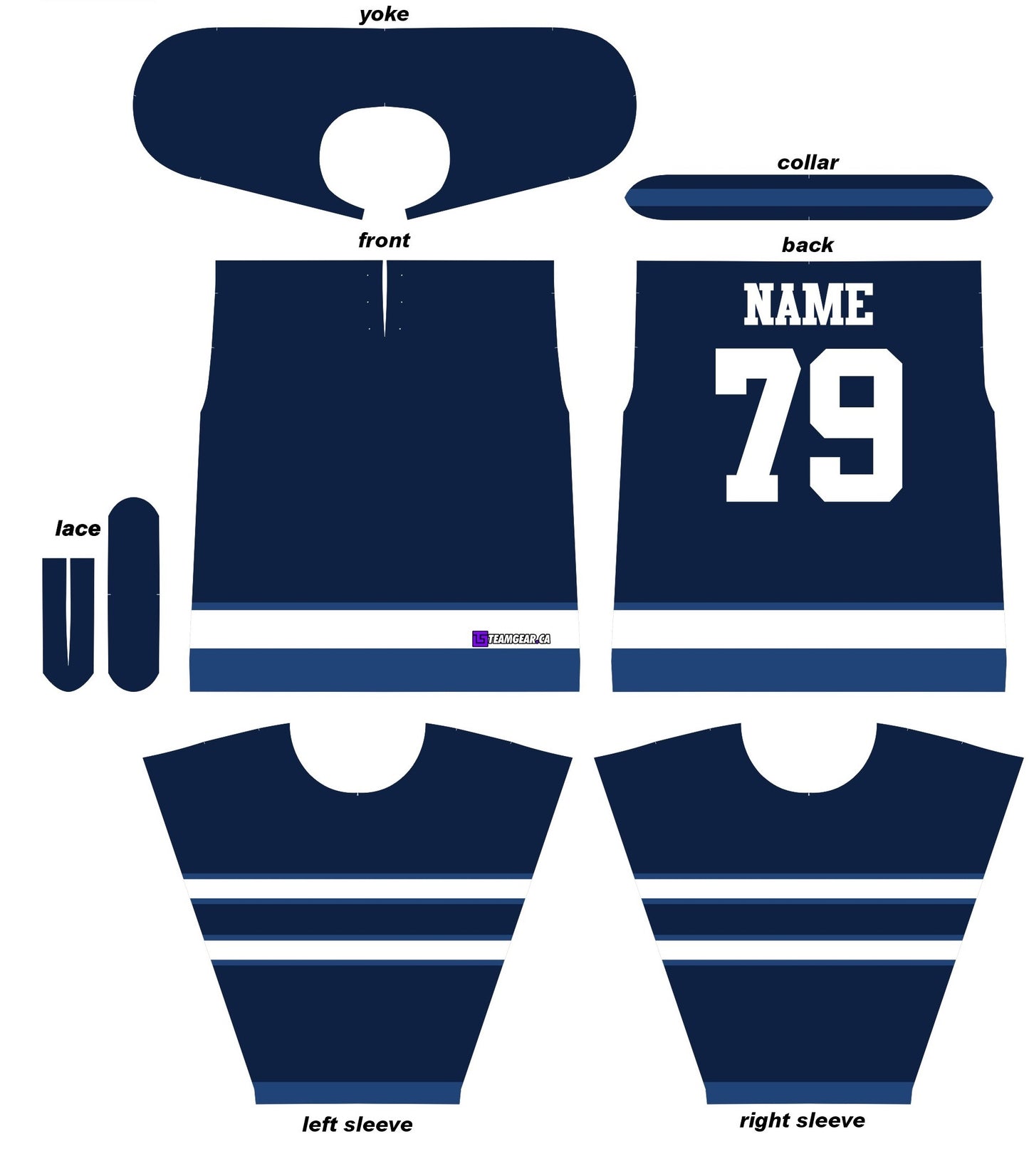 Winnipeg Jets Navy jersey