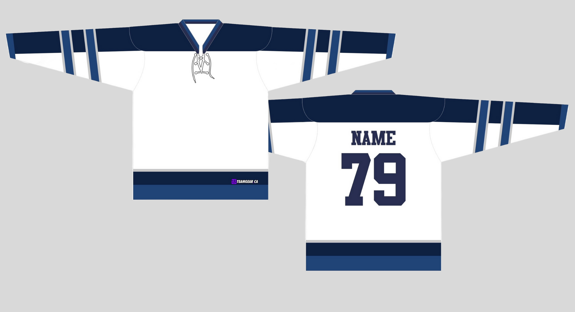 NHL Inspired Hockey Jersey: Winnipeg Jets White