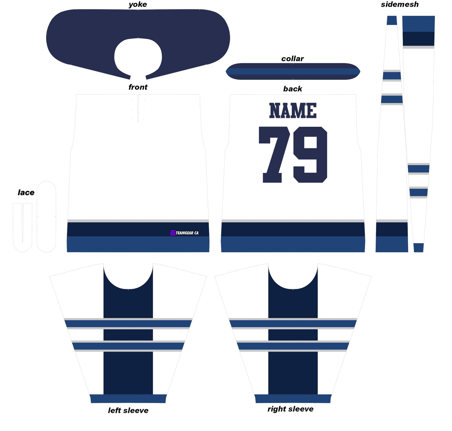 Winnipeg Jets White jersey