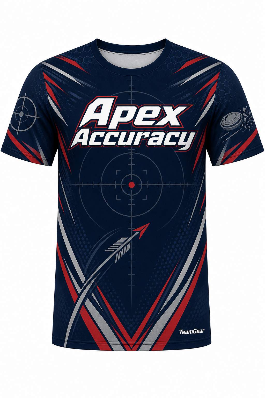 Apex Accuracy Navy Shooting Jersey design