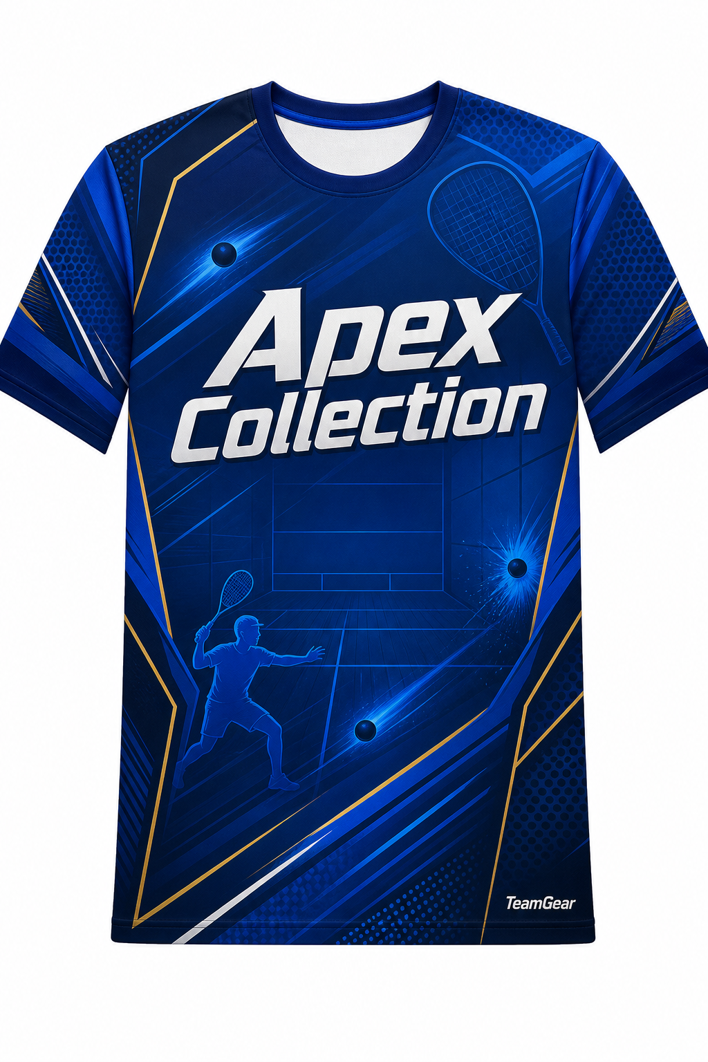 Apex Collection Blue Racquetball Jersey design