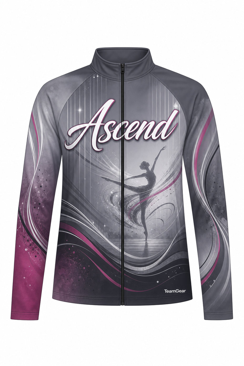Ascend Grey Dance Jacket design