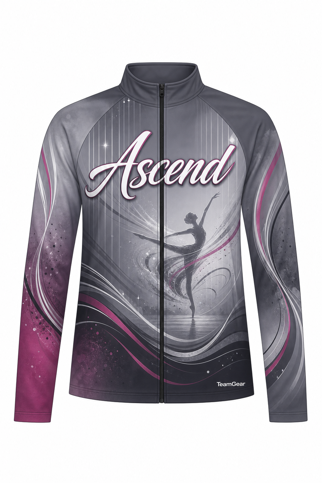 Ascend Grey Dance Jacket design