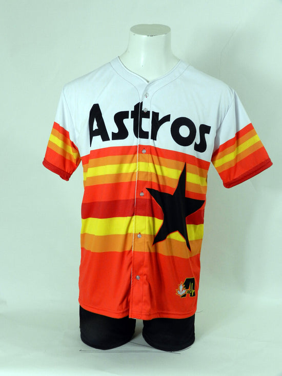 Custom baseball jersey with full button