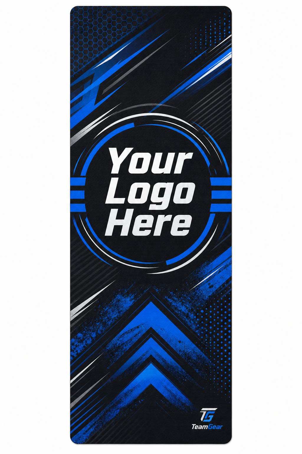 Athletic Stretch Custom Yoga Mat — custom yoga mat flat design — TeamGear Canada